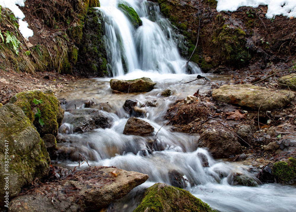 Fototapeta premium waterfall in the forest