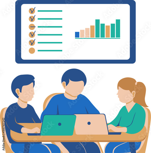 Task tracking illustration
