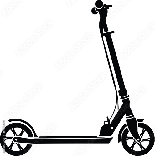 Classic  scotty black silhouette vector. vector art on white background.