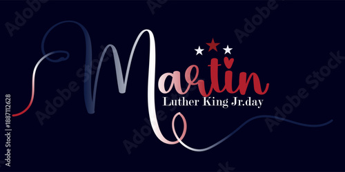 Martin Luther King Jr Day celebration graphic