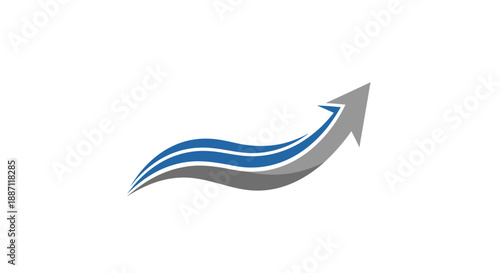Arrow Emblazoned Emblem Representing Progress, Growth, Development, and Positive Advancement
