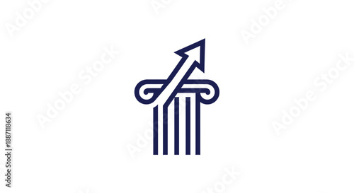 Architectural Ascent: Symbolic Representation Of Growth And Strategic Elevation