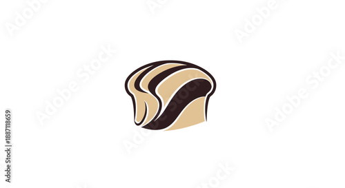 Artistic Loaf Illustration Showing Freshness and High Quality Bakery Product Representation