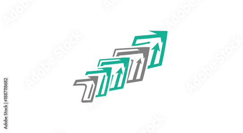 Ascending Arrow Abstraction: Representing Growth, Progress, and Forward Movement