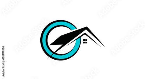 Architectural Design Emblem Abstract House Modern And Illustrative Logo Visual