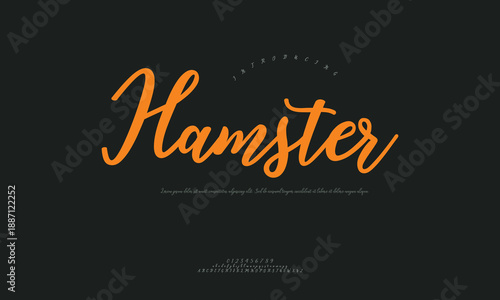 Hamster Script font: a cute and quirky handwritten script typeface, perfect for adding a touch of fun to designs.