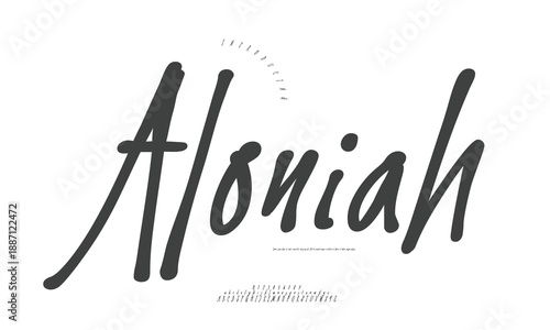 Aloniah font: a vintage-inspired serif typeface with a classic and timeless feel for elegant editorial design.