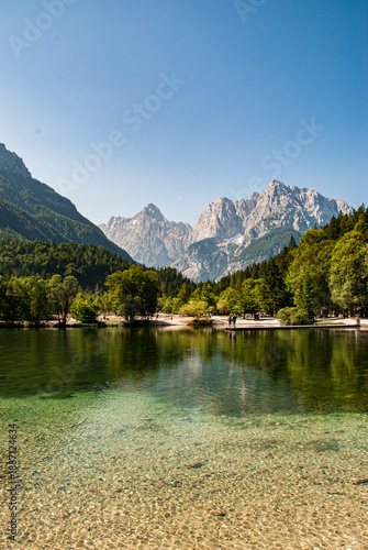 Fusine lakes in Italia close to Slovenia