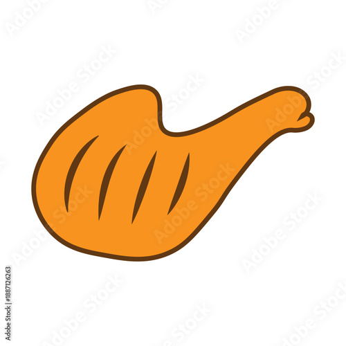 Deliciously Roasted Chicken Leg, A Savory and Hearty Meal Option