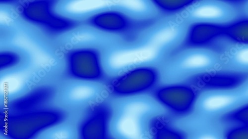 Wallpaper Mural Abstract Blue Fluid Shapes Moving in Soft Light Setting Torontodigital.ca