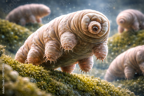 Microscope of Tardigrades 