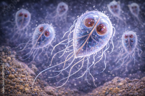 Macro of Giardia lamblia