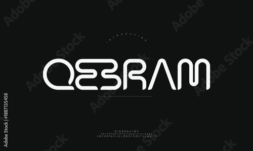 Abstract geometric pattern with interconnected hexagonal shapes in a vibrant color gradient, modern technology background