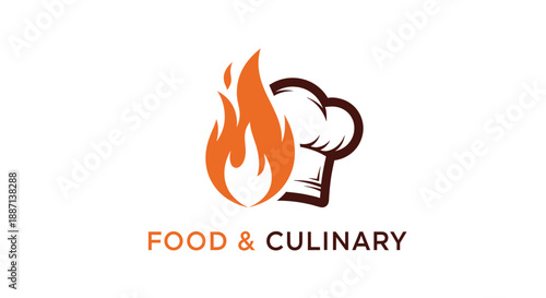 Creative Cooking Concept: An Energetic Logo Design for Culinary Businesses, Restaurants, and Chefs
