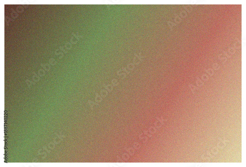Grainy abstract background features subtle green and rosy color gradients