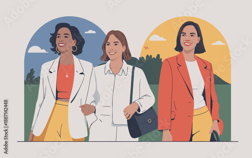 three stylish men in fashionable outfits showcase diverse looks with jackets blazers and coordinated pants