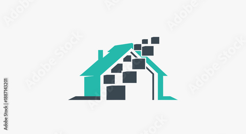 Digital Home Transformation: Modern Tech-Integrated Residential Concept for Adobe Stock