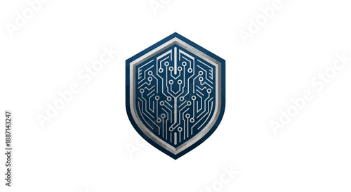 Digital Security Shield: A Modern Depiction of Protection and Technological Assurance