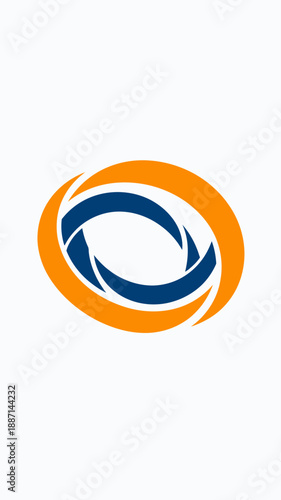 Dynamic Interlocking Swirls Representing Connectivity And Modern Technological Advancement