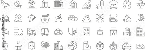 Travel, tourism, line, icons, set, collection, outline, vector, vacation, transport, landmarks, journey, navigation, symbols, illustration, design, minimal, pictogram, infographic, pack