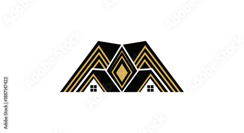 Elegant Abstract Geometric Design for Real Estate, Architecture, And Development