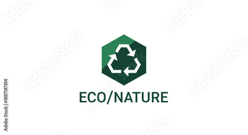 Eco-Friendly Concept: A Sustainable Future Represented in Graphic And Minimalist Design