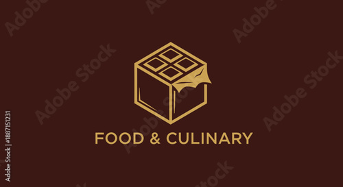 Elegant Food and Culinary Logo Representing Quality and Exquisite Cuisine for Marketing