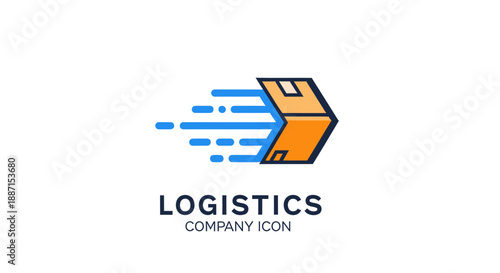 Express Delivery And Logistic Icon Showcasing Fast And Reliable Shipping Services