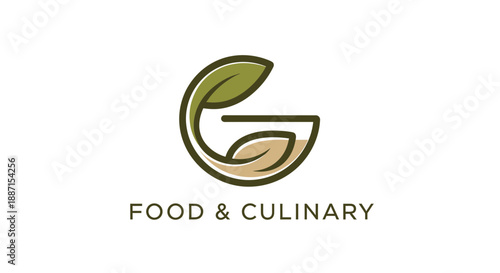 Elegant, Modern Logo Design Representing Culinary And Organic Food Businesses Perfectly