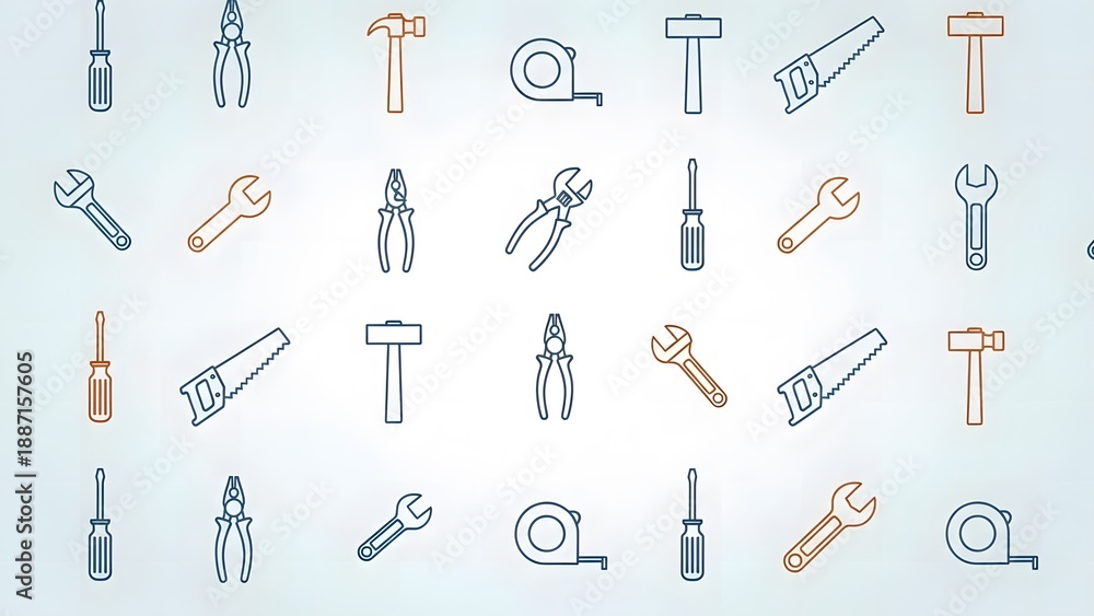 Fototapeta premium Labor day tools and workers celebrations