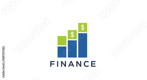 Financial Growth Visualization Depicting Economic Progress with Dollar Symbols Accurately