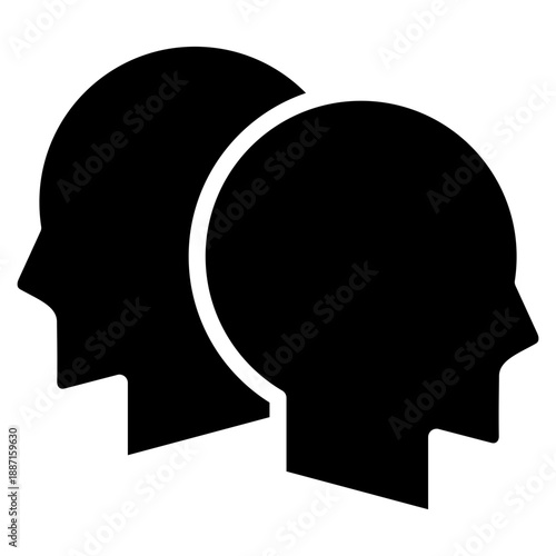 Multiple Personality  Icon Element For Design