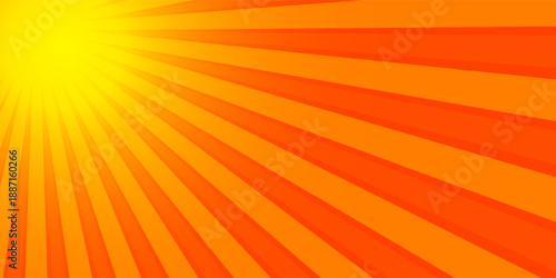 Abstract vector background with circular arranged orange lines, irregular shape, empty space for banner or advertising marketing message