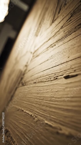 Dynamic Organic Wood Texture Illuminated By Subtle Light Creating Abstract Patterns Background