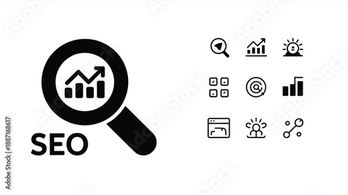 SEO Marketing Icon Set
