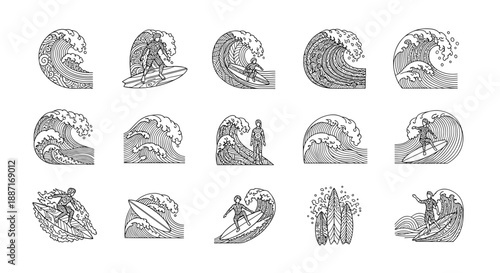 Collection of detailed sketches of various animals and nature scenes