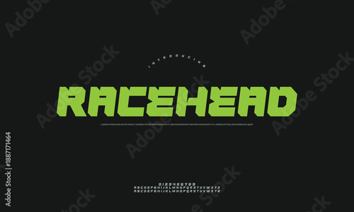 Dynamic Race Head Abstract Sport Logo Vector Illustration, Energetic Modern Design for Automotive, Racing, and Speed Brands