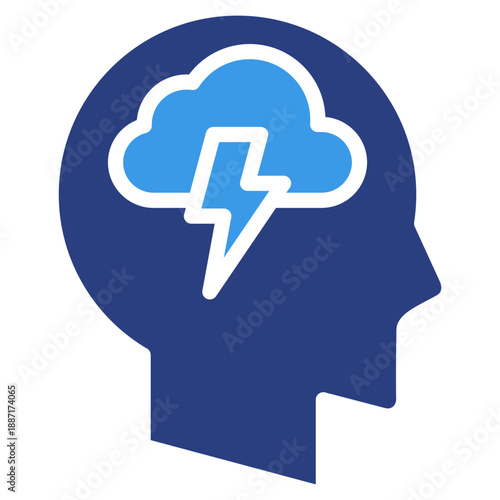 Stress  Icon Element For Design