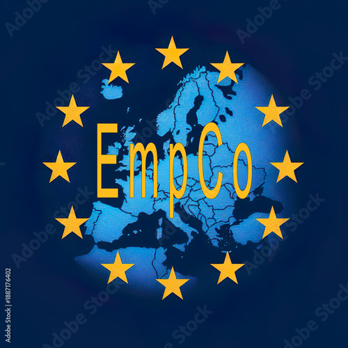 Illustration saying EmpCo, which stands for Empowering Consumers for the Green Transition Directive). It's a new EU directive designed to stop 