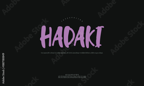 HADAKI Elegant Serif Display Font Vector Typeface, Sophisticated Design for Luxury Brands, Editorial Layouts, and High-End Marketing
