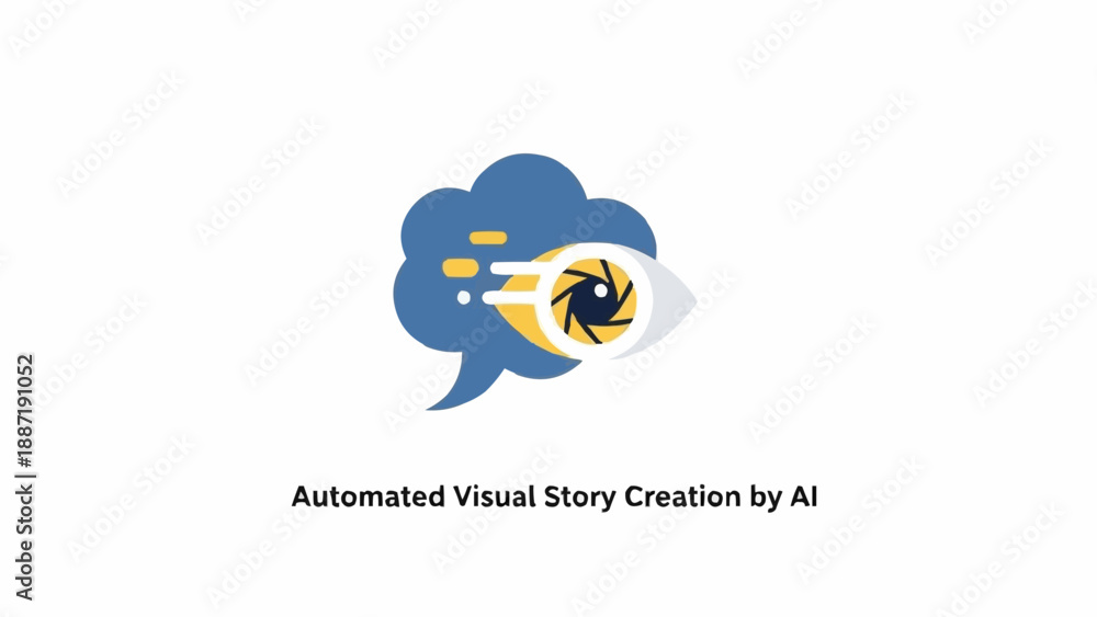 Fototapeta premium Automated Visual Story Creation by AI.