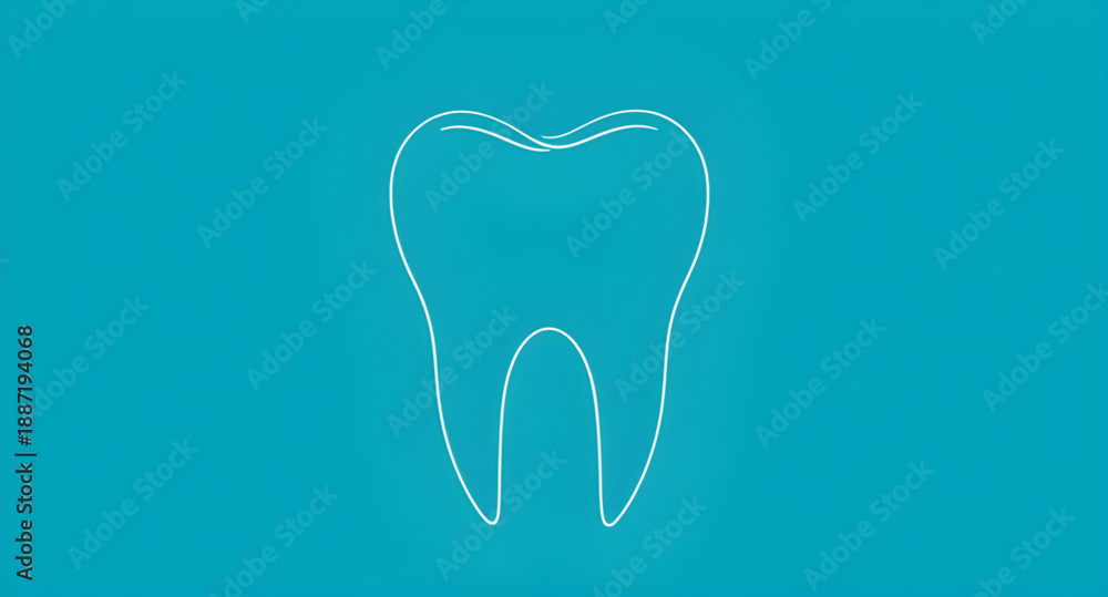 Obraz premium tooth, dentalcare, dentistry, dentist, oral, mouth, hygiene, health, medical, clinic, care, clean, smile, enamel, molar, premolar, incisor, cavity, filling, checkup, outline, sketch, lineart, handdraw