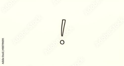 exclamationmark, exclamation, mark, punctuation, symbol, sign, alert, warning, caution, attention, important, notice, danger, emphasis, message, notification, error, system, ui, ux, outline, lineart, 