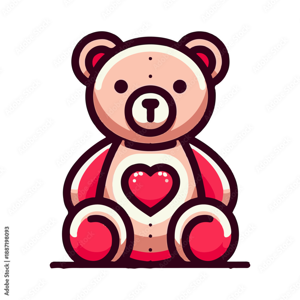 Obraz premium teddy bear illustration design