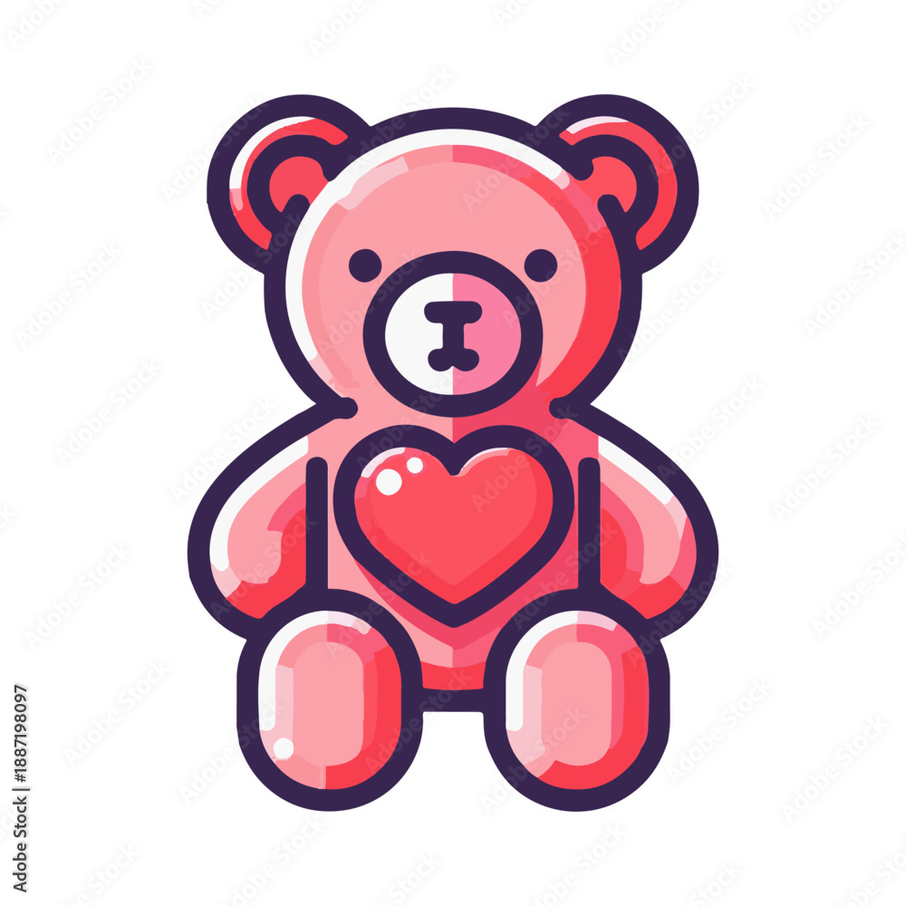Obraz premium teddy bear illustration design