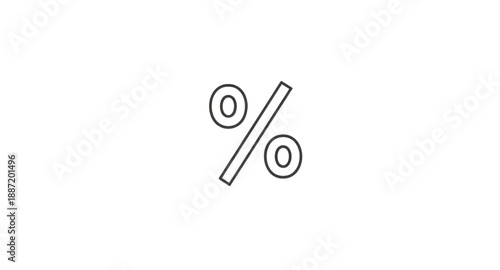 percent sign, percentage, percent, symbol, sign, math, mathematics, calculation, ratio, rate, discount, sale, offer, finance, business, statistics, data, numeric, number, outline, linear, lineart, str
