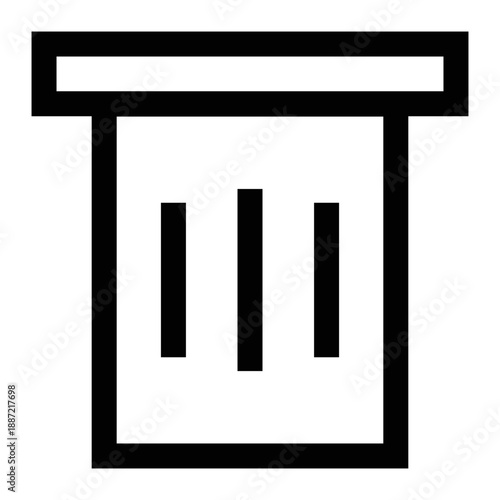 Recycle Bin Delete Vector Illustration