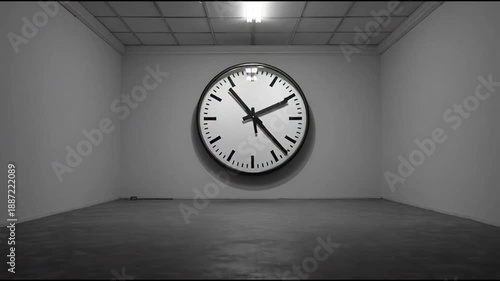 Wallpaper Mural Clock on wall Torontodigital.ca