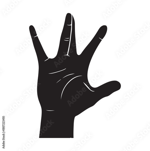 westside westcoast hand sign on white