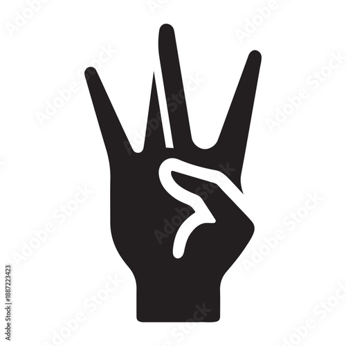 westside westcoast hand sign on white
